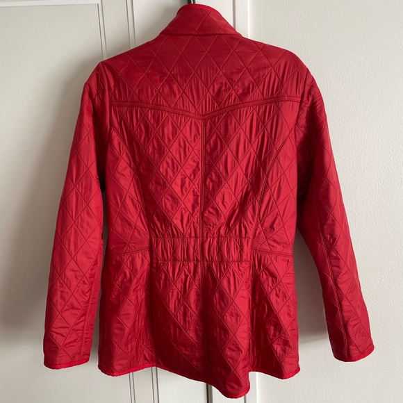 Barbour Cavalry Polarquilt Jacket | Red - Picture 4 of 5